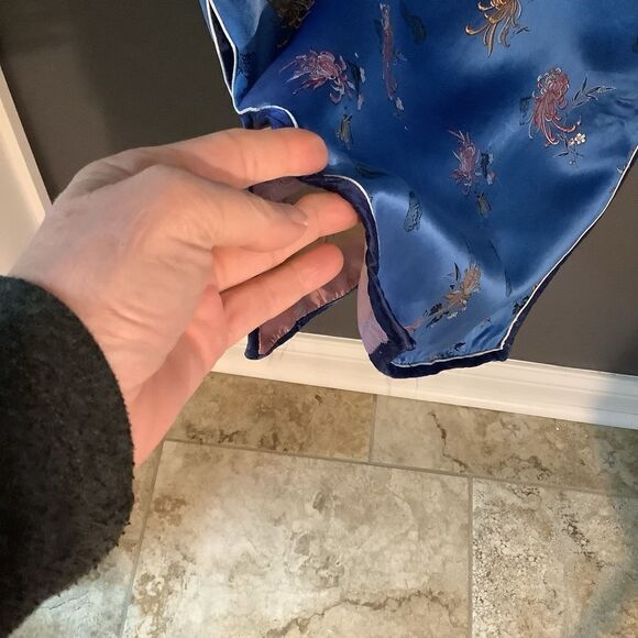 Vintage Asian Blue Qipao 🇨🇳 - Picture 4 of 8